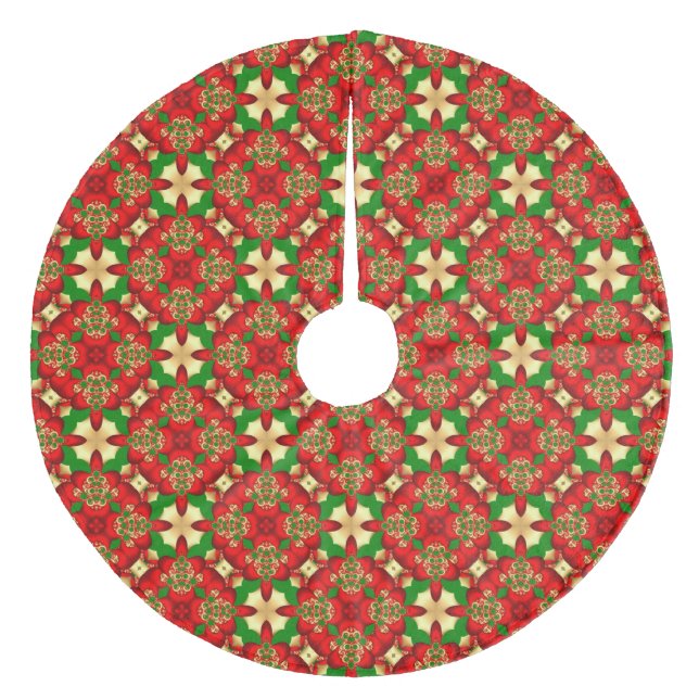 Saia Para Árvore De Natal De Lã Resumo (Frente)