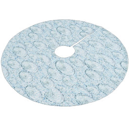 Saia Para Árvore De Natal De Lã Snowy Tree Skirt