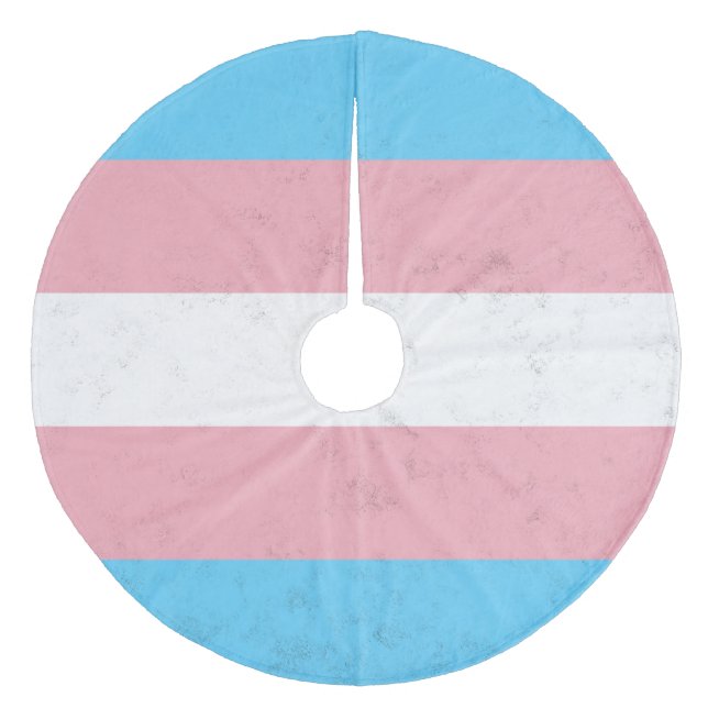 Saia Para Árvore De Natal De Lã Transexual (Frente)
