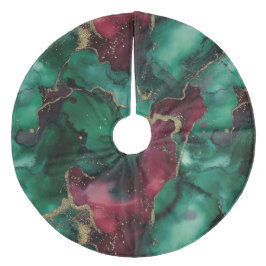 Saia Para Árvore De Natal De Lã Xadrez