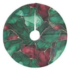 Saia Para Árvore De Natal De Lã Xadrez