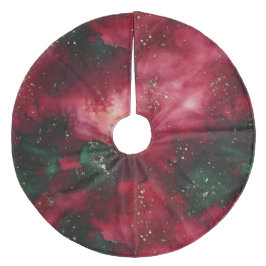 Saia Para Árvore De Natal De Lã Xadrez