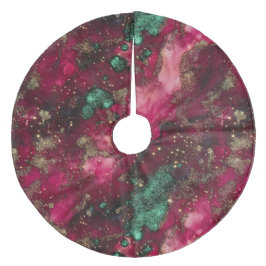 Saia Para Árvore De Natal De Lã Xadrez