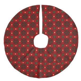 Saia Para Árvore De Natal De Linho Falso Artdeco de Natal em Estilo Retroativo