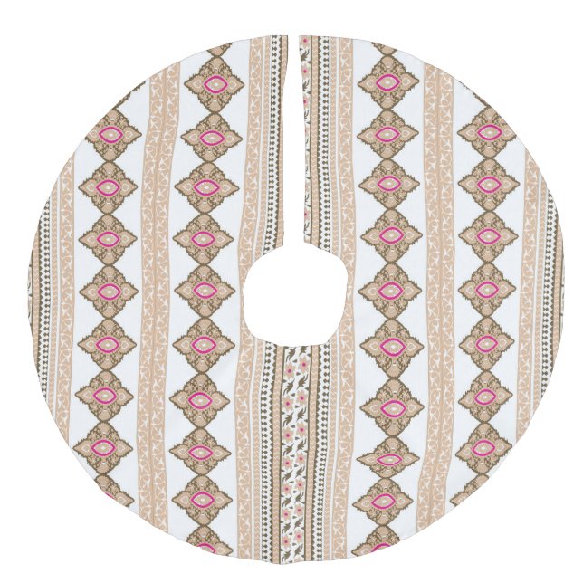 Saia Para Árvore De Natal De Linho Falso Camisa (Frente)