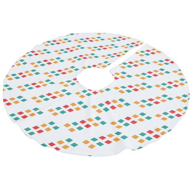 Saia Para Árvore De Natal De Linho Falso Camisa (Inclinado)