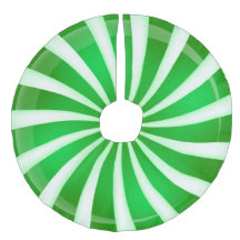 Camisola verde branca de hortelã-pimenta espiral d