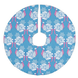 Saia Para Árvore De Natal De Linho Falso dane de natal