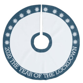 Saia Para Árvore De Natal De Poliéster 2020 o ano do bloqueio