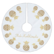 Abacaxi Dourado Mele Kalikimaka Natal Havaiano