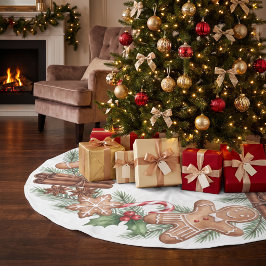Saia Para Árvore De Natal De Poliéster Aguinaldo de Natal Tapete de Árvore Decoração de F