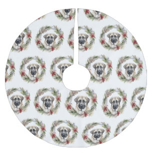 Saia Para Árvore De Natal De Poliéster Anatólia Shepherd Wreath Festivo Pup