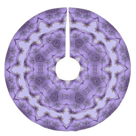 Saia Para Árvore De Natal De Poliéster Apoio de árvore de Natal decorativo roxo