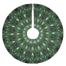 Saia Para Árvore De Natal De Poliéster Apoio de árvore de Natal decorativo verde