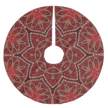 Apoio de árvore de Natal decorativo vermelho