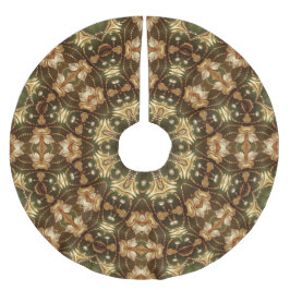 Saia Para Árvore De Natal De Poliéster Apoio de árvore decorativo dourado