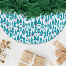 Aquarela de Natal Verde-Água Única