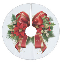 Arco de Natal Vermelho e Dourado Festivo