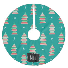 Saia Para Árvore De Natal De Poliéster Árvore de Natal Strike Família Flocos de Neve Inic