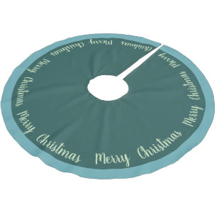 Saia Para Árvore De Natal De Poliéster Árvore - Feliz Natal