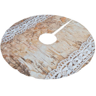 Saia Para Árvore De Natal De Poliéster Árvore Personalizada - Camisa - Campo - Casca - La