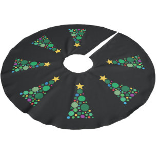 Saia Para Árvore De Natal De Poliéster Árvore Twinkle