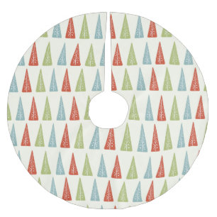 Saia Para Árvore De Natal De Poliéster Árvores de Natal Modernas do Século Médio Padrão