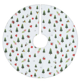 Saia Para Árvore De Natal De Poliéster Árvores e Arcos de Natal