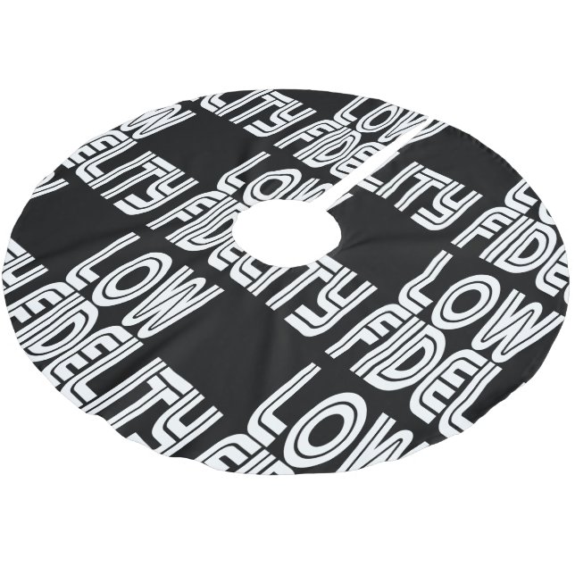 Saia Para Árvore De Natal De Poliéster Baixa Fidelidade (Inclinado)