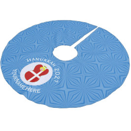Saia Para Árvore De Natal De Poliéster Bandeira do Anjo Dinamarquês Hanukkah Personalizad