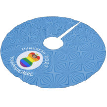 Bandeira do Orgulho Gay Anjo Marrom Hanukkah Perso