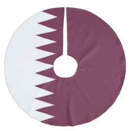 Saia Para Árvore De Natal De Poliéster bandeira do Qatar