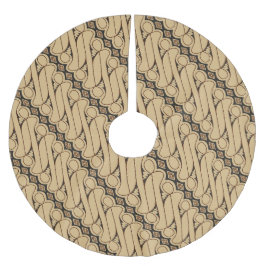 Saia Para Árvore De Natal De Poliéster Batik Parang, Padrão Indonésia, Javanês, Étnico