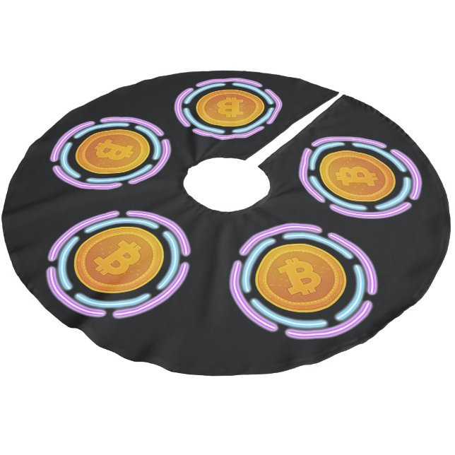 SAIA PARA ÁRVORE DE NATAL DE POLIÉSTER BITCOLA (Inclinado)