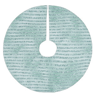 Saia Para Árvore De Natal De Poliéster Bonito Glitter Strips      