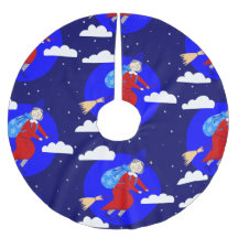 bruxa azul de natal befana broomrider spookmas