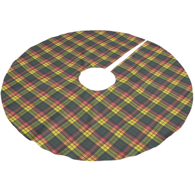 Saia Para Árvore De Natal De Poliéster Buchanan Modern Scottish Tartan (Inclinado)