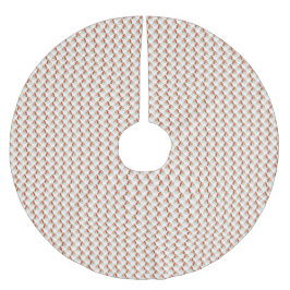 Saia Para Árvore De Natal De Poliéster Cabeças de Papais noeis Vintage