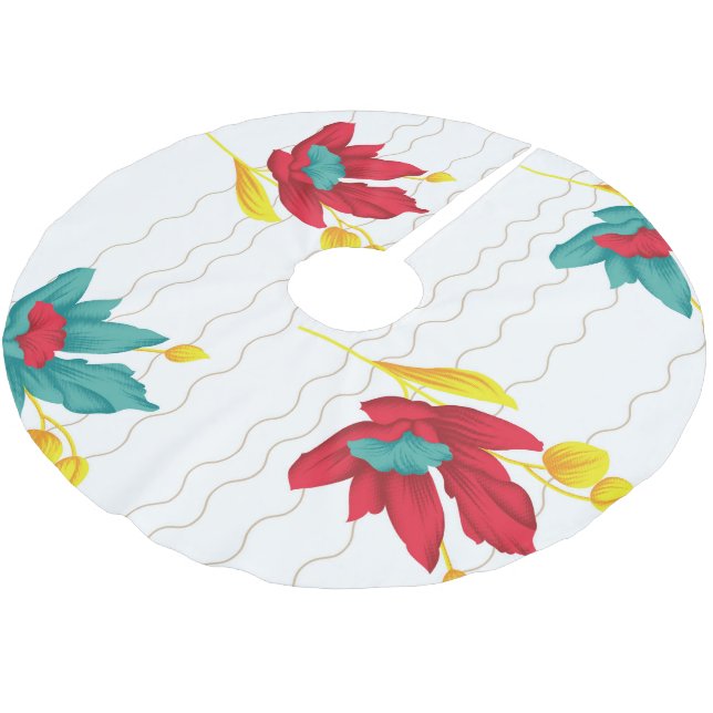 Saia Para Árvore De Natal De Poliéster Camisa (Inclinado)