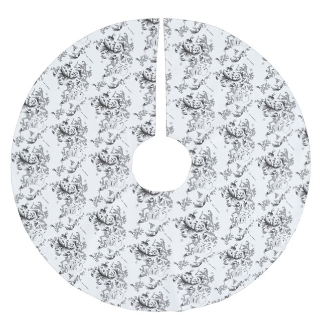 Saia Para Árvore De Natal De Poliéster Camisa (Frente)