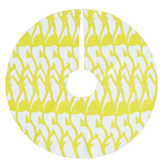 Saia Para Árvore De Natal De Poliéster Camisa (Frente)