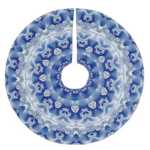 Saia Para Árvore De Natal De Poliéster Camisa azul