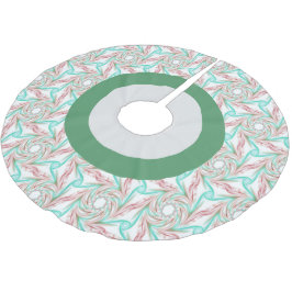 Saia Para Árvore De Natal De Poliéster Camisa de Férias Pálidas