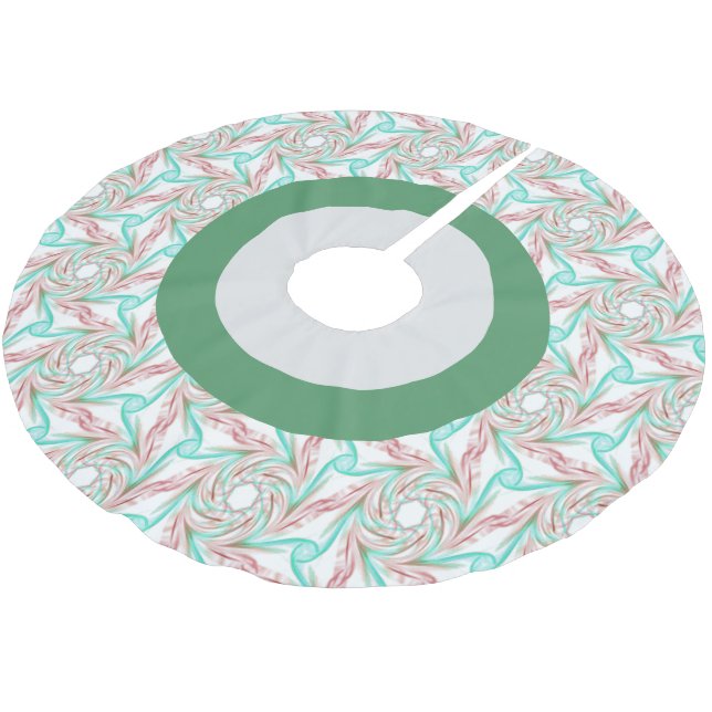 Saia Para Árvore De Natal De Poliéster Camisa de Férias Pálidas (Inclinado)