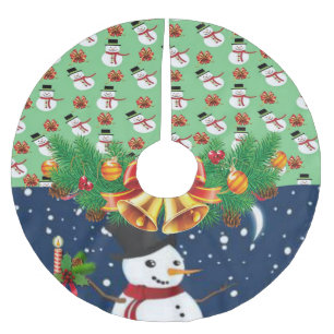 Saia Para Árvore De Natal De Poliéster Camisa de Natal