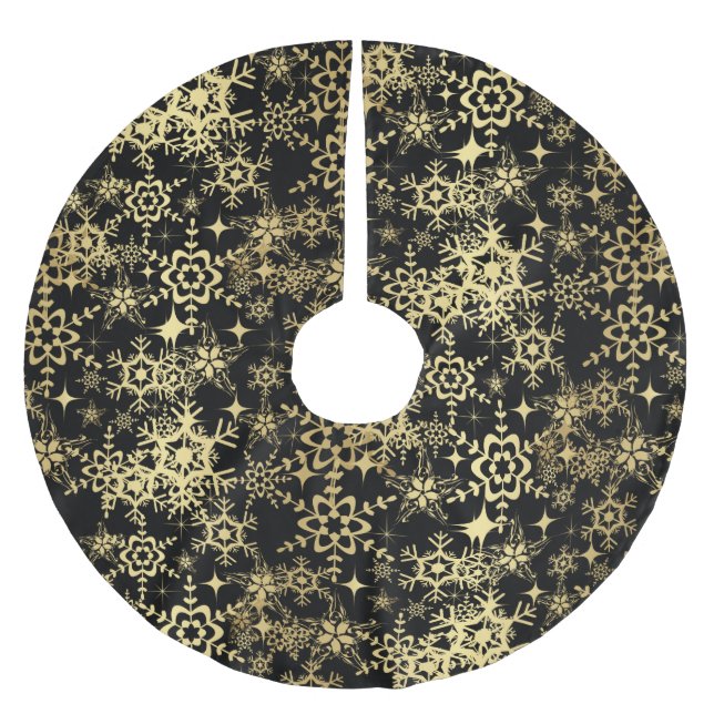 Saia Para Árvore De Natal De Poliéster Camisa de Natal (Frente)