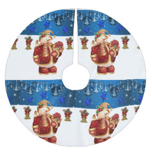 Saia Para Árvore De Natal De Poliéster Camisa de Natal