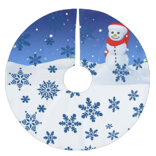 Saia Para Árvore De Natal De Poliéster Camisa de Natal