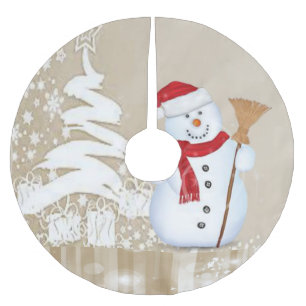 Saia Para Árvore De Natal De Poliéster Camisa de Natal