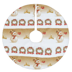 Saia Para Árvore De Natal De Poliéster Camisa de Natal